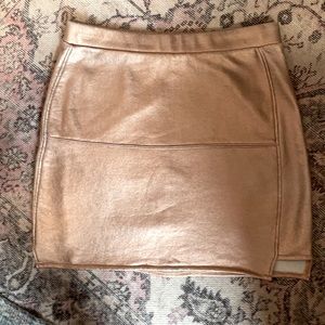 Metallic skirt